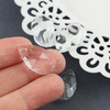 Kryształek szklany łezka fasetowana crystal 22x13mm