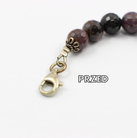 Pilnik z polerką do czyszczenia srebra długi