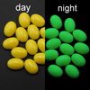Kaboszon fluorescencyjny owal żółty 18x13mm