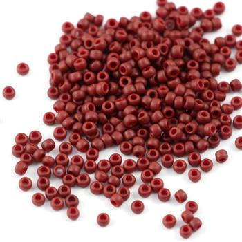 Toho Round 8/0 Semi Glazed Dark Red [10g]