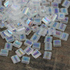 Miyuki Tila Beads 5x5x1,9mm Crystal AB [30szt]
