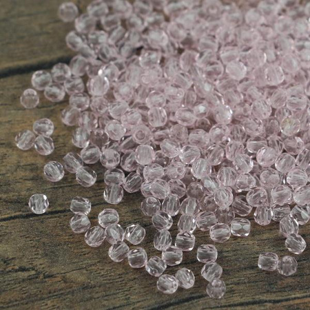 Fire Polish 3mm Light Rose [40szt]