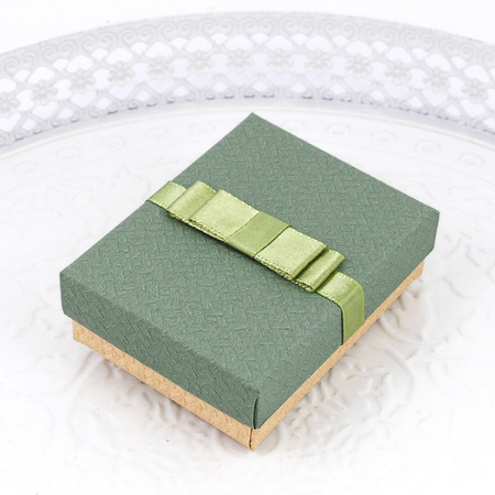 Pudełko ozdobne "ARCO" zielone 10x7x3cm