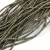 Piryt złoty kula gładka 3mm [sznur 40cm]