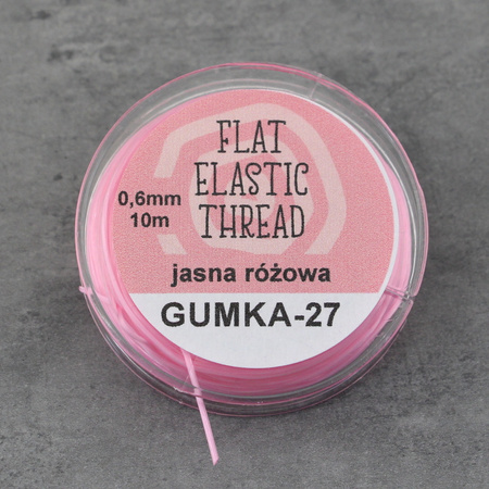 Zestaw do samodzielnego wykonania bransoletek na gumce z KWARCU RÓŻOWEGO (kulki faset 4mm)