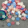 Akrylowe kwiatki mix kolor 11mm [20szt]
