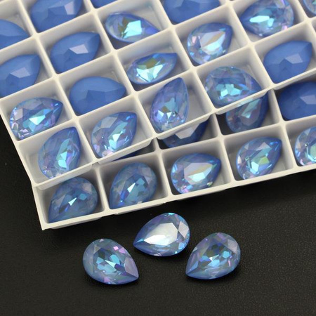4320 Swarovski Pear Fancy Stone 14X10mm Ocean DeLite