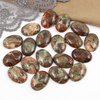 Kaboszon jaspis polichromowy owal 25x18mm