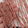 Rodochrozyt oponka fasetowana 3,5x3mm [sznur 39cm]