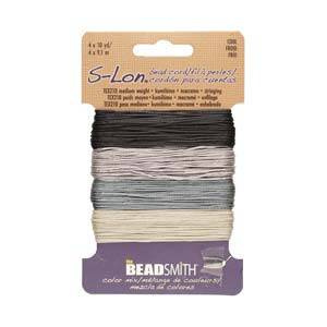 Nici nylonowe S-Lon bead cord COOL 0,5mm [4x9,1m]