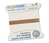 Griffin Nici nylonowe z igłą beige 0,30mm [2m]