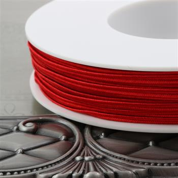 Sznurek sutasz wiskoza Pega 3mm czerwony [szpula 50m]