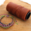 Sznurek do makramy brazylijski woskowany Rust 1mm [szpula 144m]