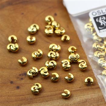 Osłony covery na zaciski złote 3mm [30szt]