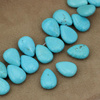 Howlit turkusowy łezka wszerz 12x8mm