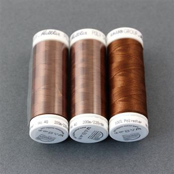 Nici Poly Sheen No. 40 kawowe 200m [szpula]