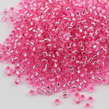 Toho Round 8/0 Silver-Lined Pink [10g]