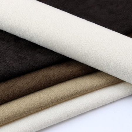 Welurowa dzianina do wykończeń kremowy 30x20cm