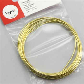 Rayher Drut mosiężny 1,2mm/3m