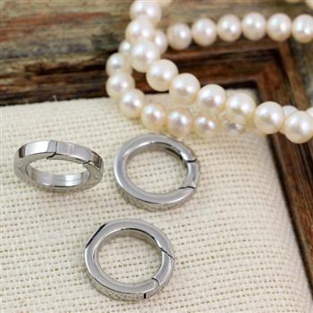 Zapięcie ring do naszyjników stal szlachetna 14mm