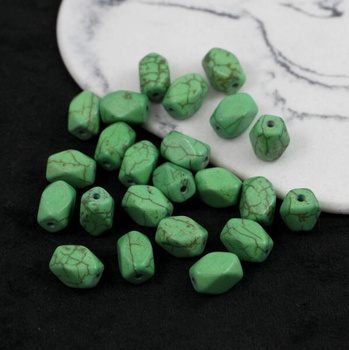 Howlit zielony prostopadłościan 12x8mm