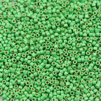 Miyuki Delica 11/0 Duracoat Galvanized Dark Mint Green Matted [5g]