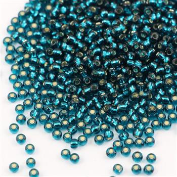 Toho Round 11/0 Silver Lined Teal [10g]