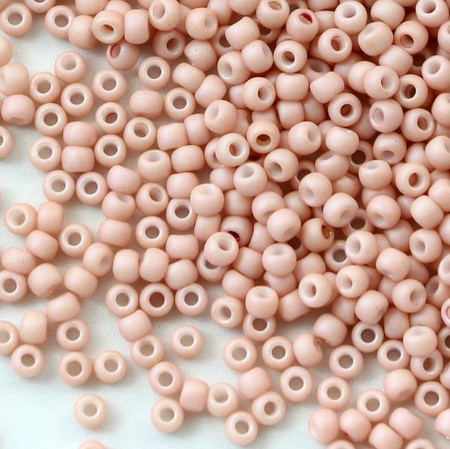 Toho Round 11/0 Opaque Pastel Frosted Shrimp [10g]