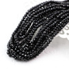 Spinel czarny oponka fasetowana 4x3mm [sznur 39cm]