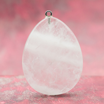 Zawieszka kryształ górski 45x35mm