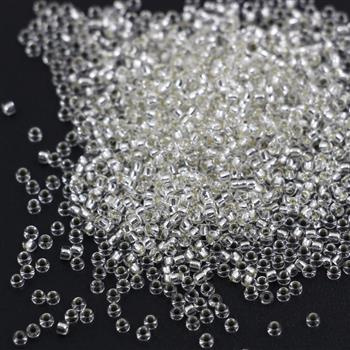 Toho Round 15/0 Silver-Lined Crystal [5g]