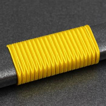 Sznurek sutasz chiński 3mm bursztynowy [1 metr]