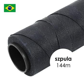 Sznurek do makramy brazylijski woskowany Navy 1mm [szpula 144m]