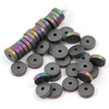 Hematyt dysk tęczowy mat 8x2mm [20szt]