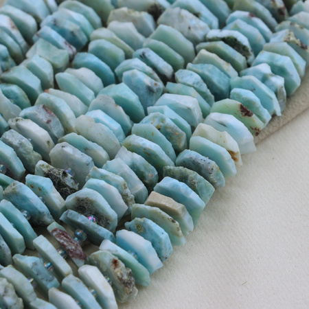 Larimar dysk sześciokąt 14mm