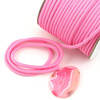 Sznurek z oplotem z tworzywa różowy 6mm [1metr]