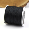 Sznurek nylonowy czarny 0,8mm [szpula 100m]
