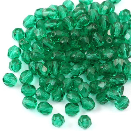 Fire Polish 6mm Emerald [20szt]