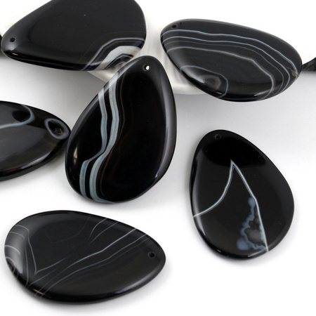 Sardonyks zawieszka plaster losowy wybór