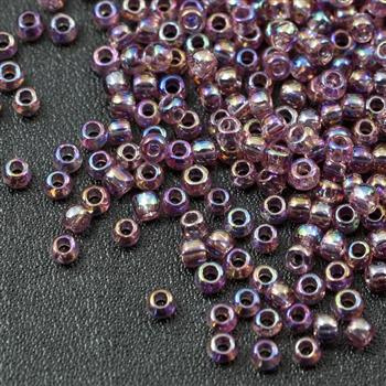 Toho Round 8/0 Transparent-Rainbow LT Amethyst [10g]