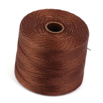 Nici nylonowe S-Lon micro cord BROWN 0,12mm/240m [szpula]