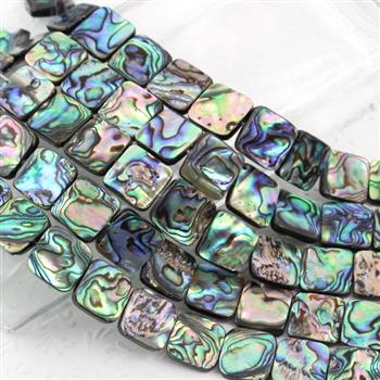 Muszla paua kwadrat 16mm