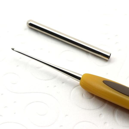 Szydełko do kordonka z rączką 0,9mm Clover