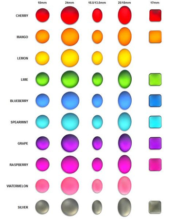 Kaboszon Lunasoft owal lemon 25x18mm