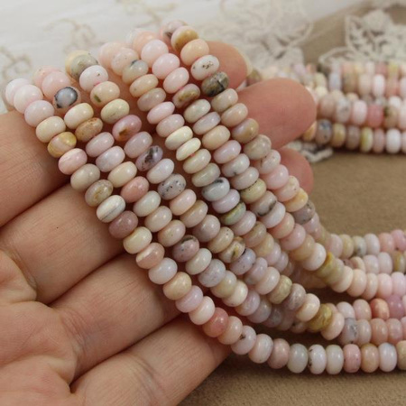 Opal peruwiański oponka gładka 6x4mm