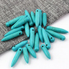 Howlit turkusowy kolce 20x5mm