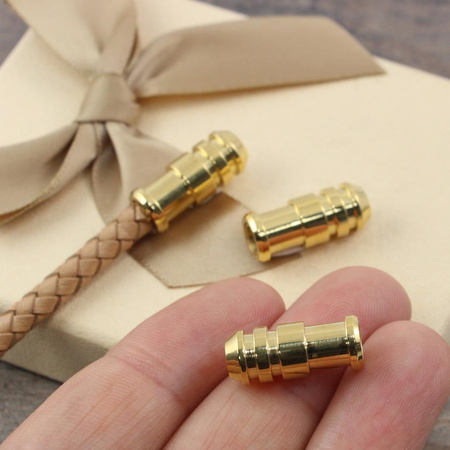 Zapięcie magnetyczne złote męskie stal szlachetna 4mm