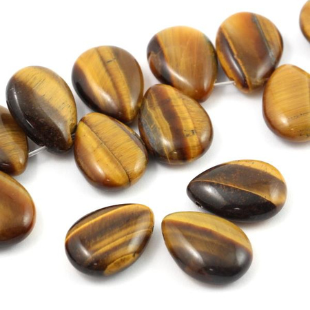 Tygrysie oko łezka 18x13mm