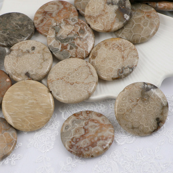 Fossil moneta gładka 40mm