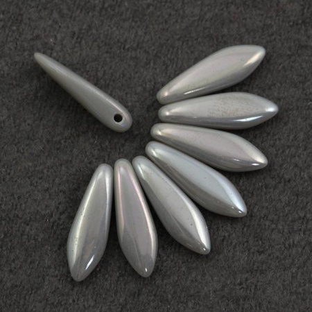 Dagger Opaque Grey Argent Flare Full 5x16mm [6szt]